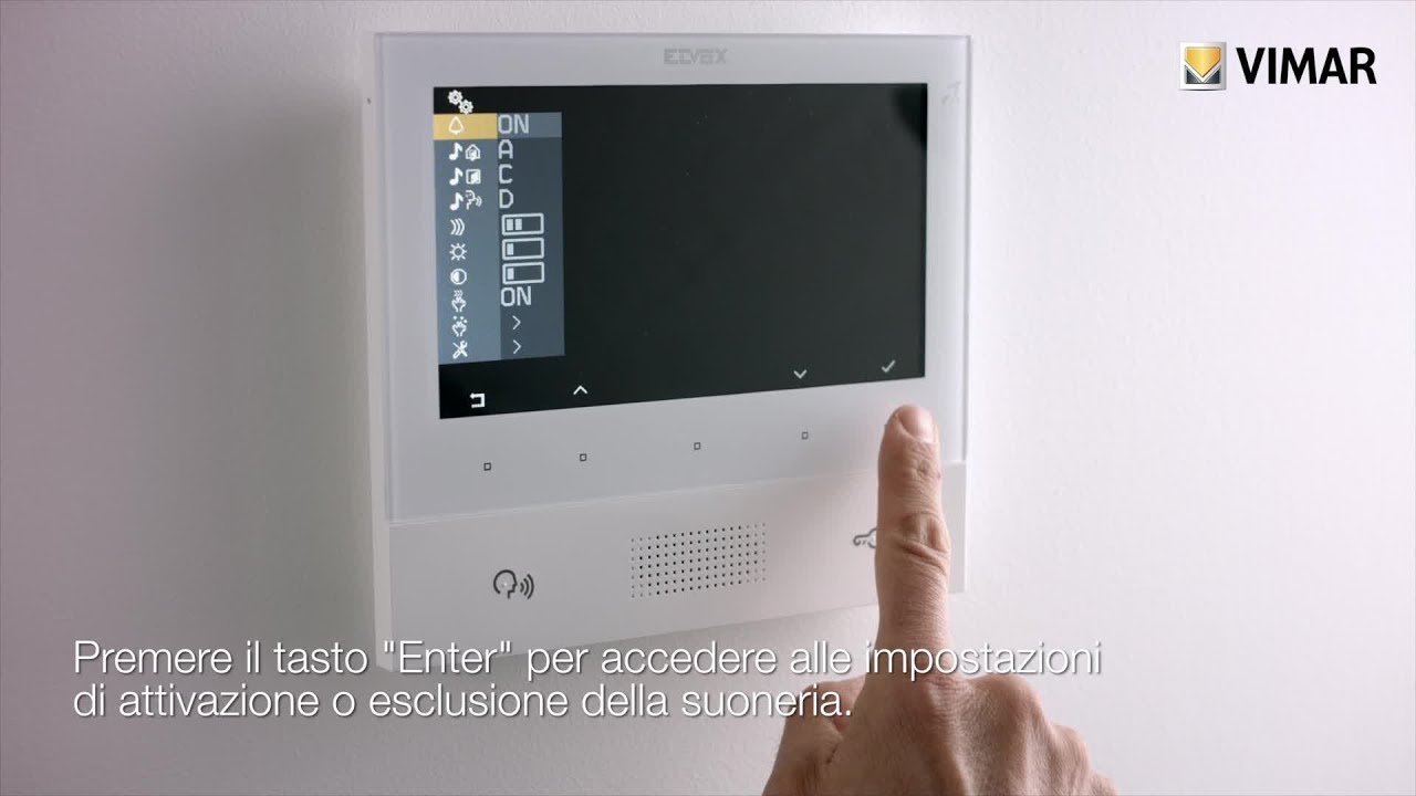 Video guida utente videocitofono TAB 7 Due Fili Plus: installazione e configurazione by Vimar