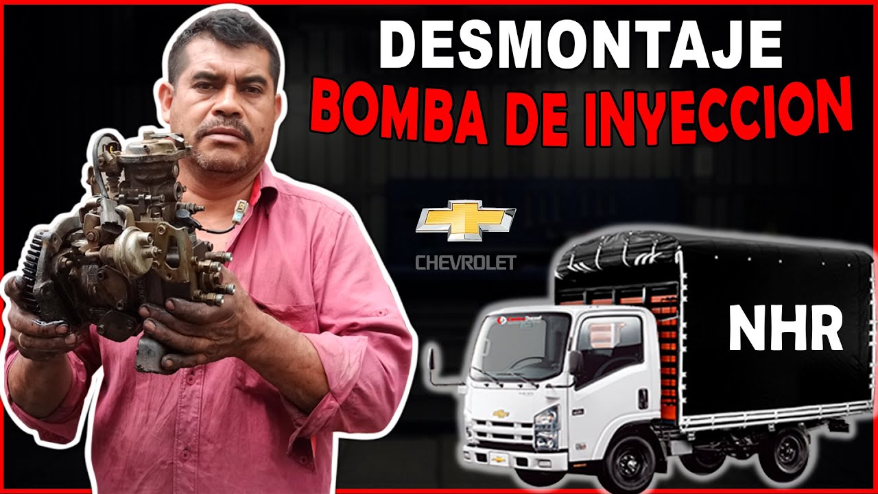 Como DESMONTAR bomba de inyección rotativa NHR CHEVROLET MOTOR ISUZU DIESEL para tu TURBO