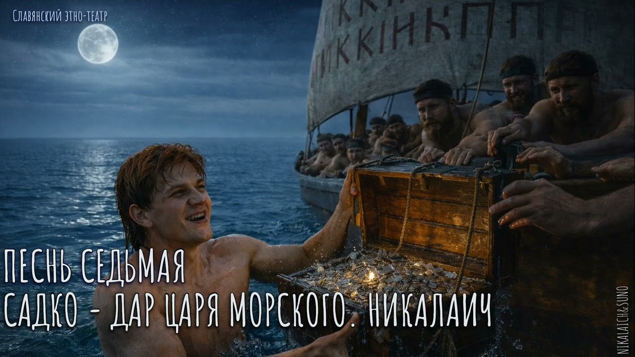 Песнь Седьмая  Садко   Дар Царя Морского  Никалаич
