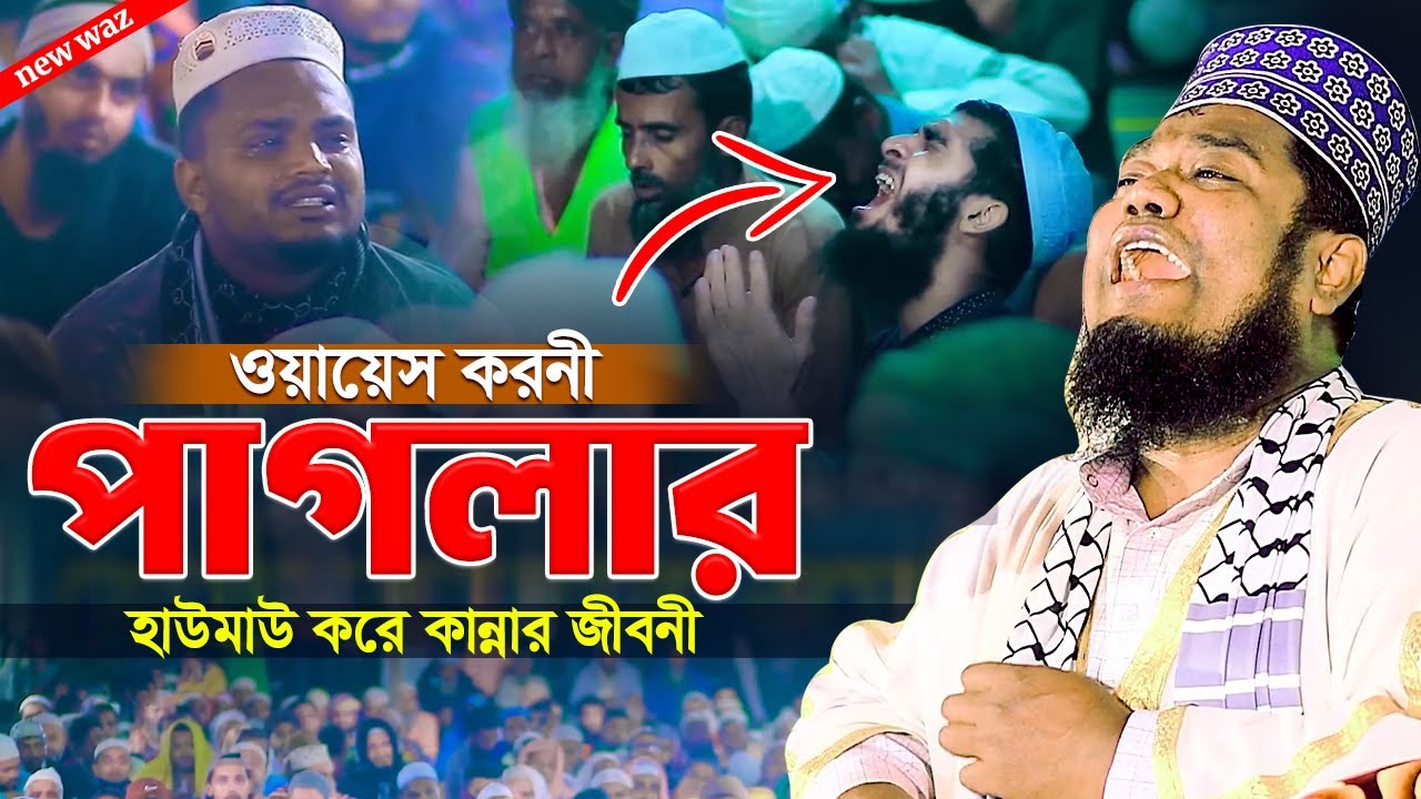 ওয়ায়েস করনী পাগলার হাউমাউ করে কান্নার জীবনী ! রুহুল আমিন সিদ্দিকী | নতুন ওয়াজ