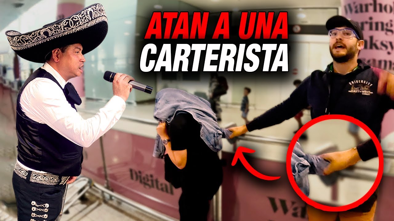 ATAN a una CARTERISTA en el AEROPUERTO de BARCELONA y TODO SALE MAL