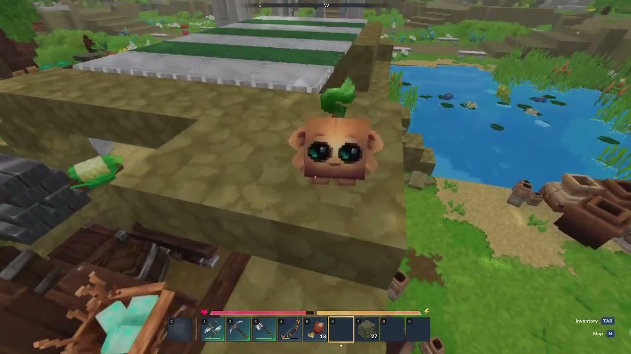 Descubrimos que ahi dentro del templo y se hace un poco de exploraciòn, Hytale