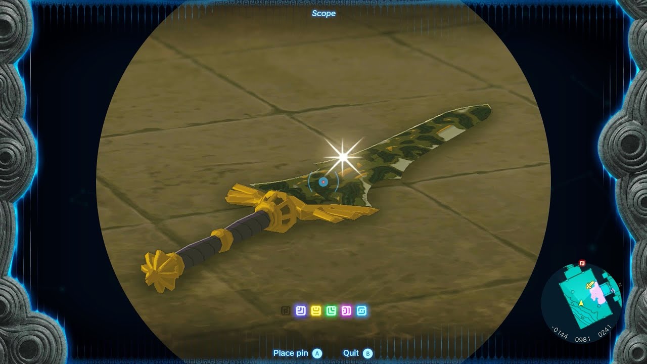 Royal Claymore Location - Zelda Tears of the Kingdom