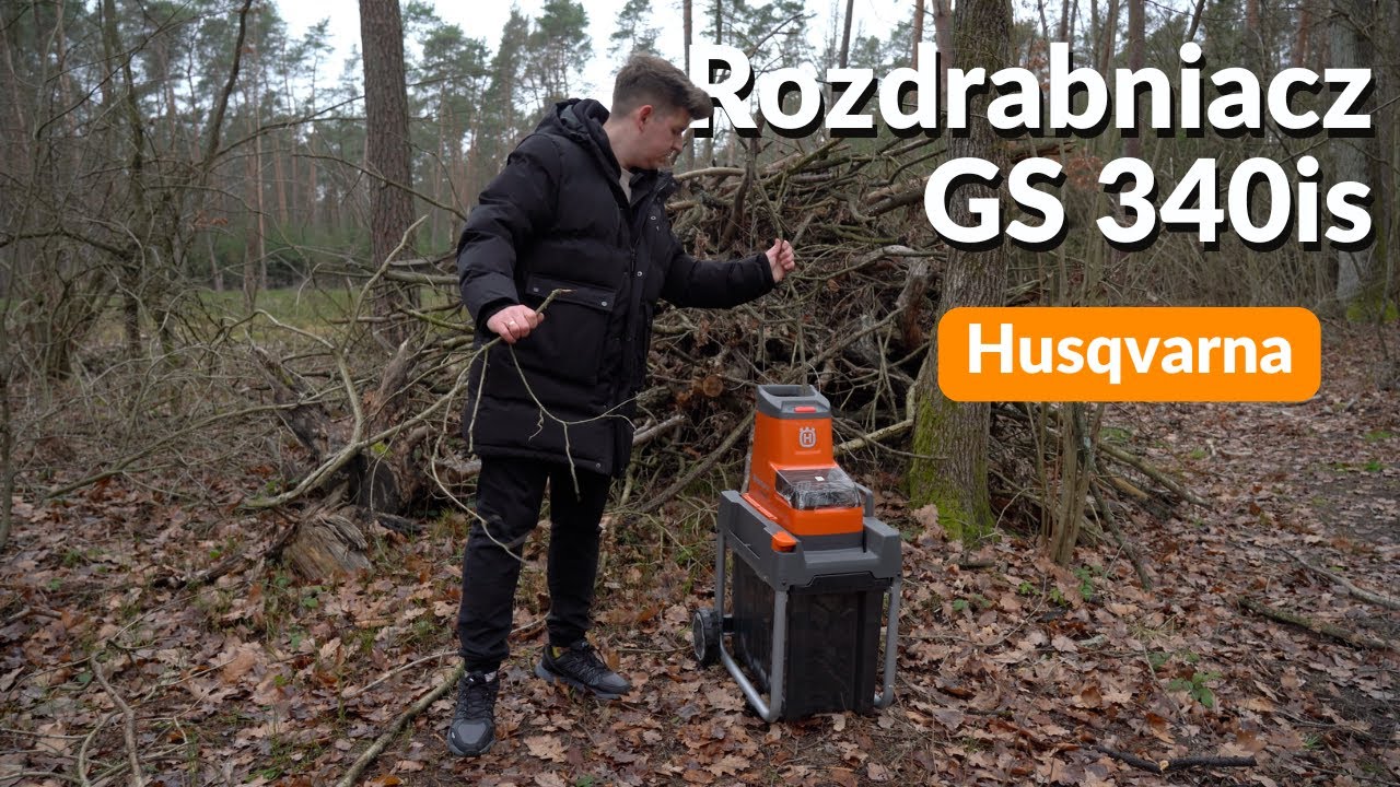 Rozdrabniacz Husqvarna GS340is - test!