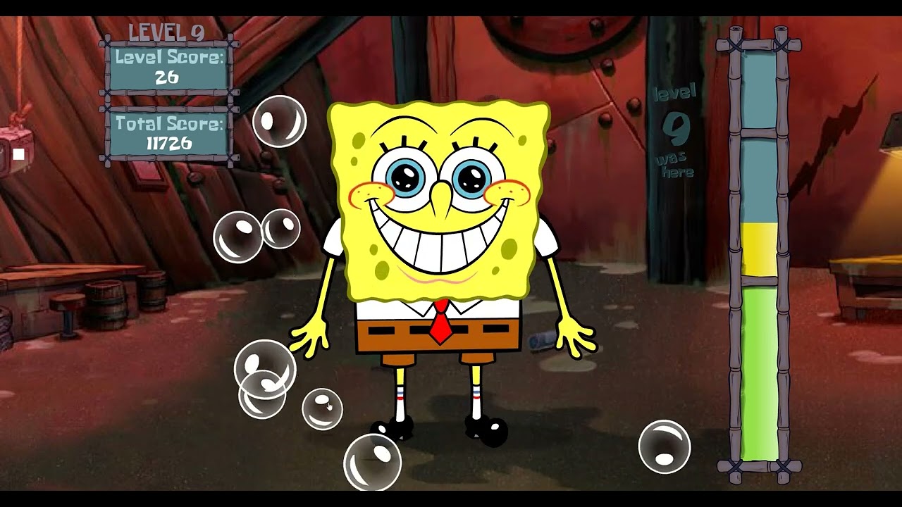SpongeBob's Bubble Bustin' Game | Just Gameplay