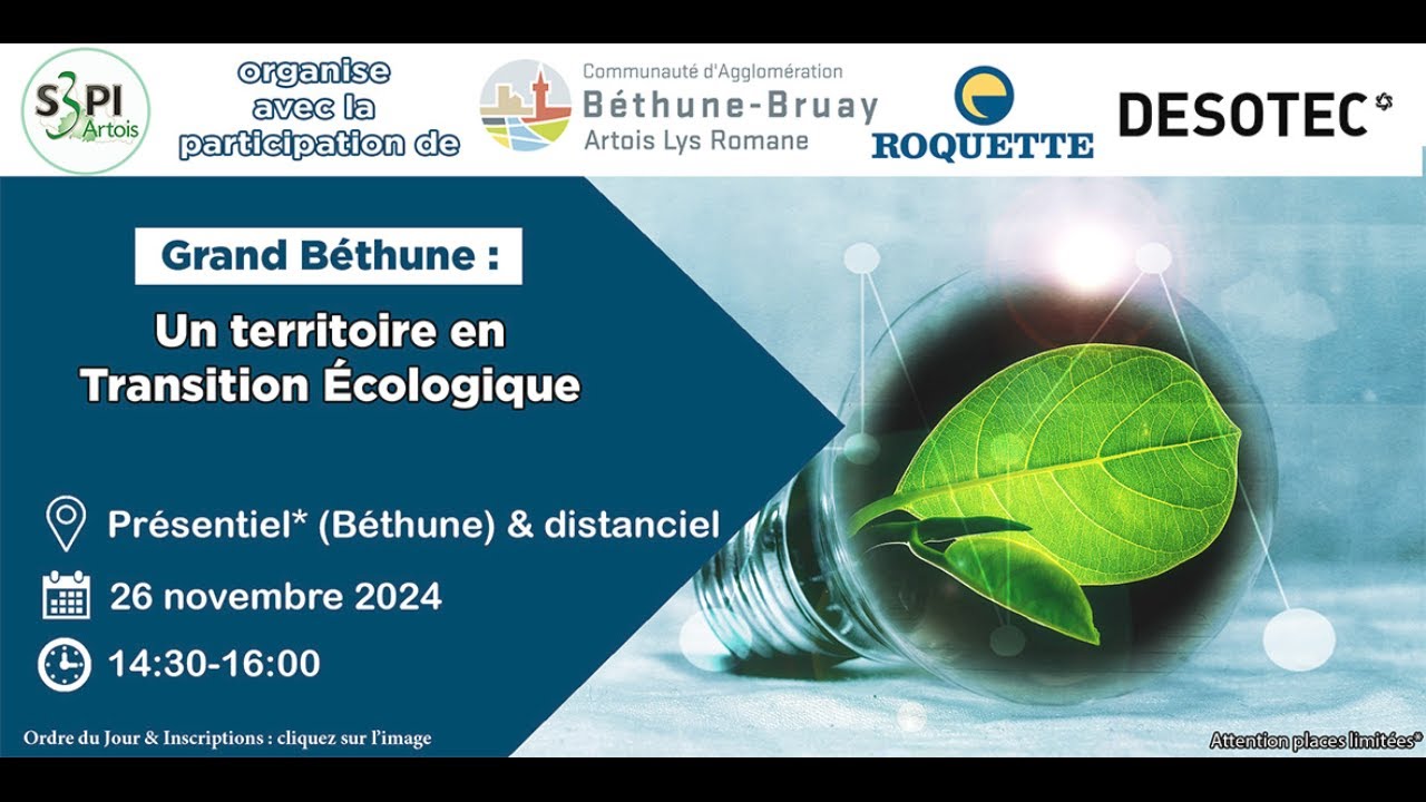 Grand Béthune : Un Territoire en Transition Écologique