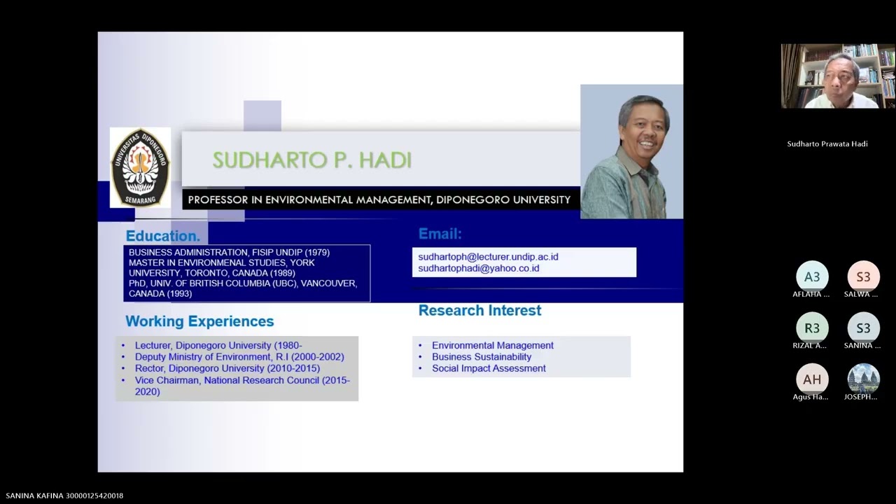 1 Filsafat Ilmu dan Metologi Penelitian Lingkungan Prof Sudharto P Hadi, MES, PhD