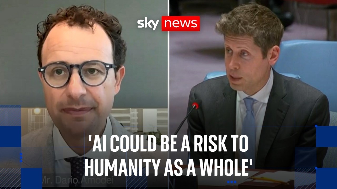 Anthropic boss tells UN AI 'could be a risk to humanity as a whole'