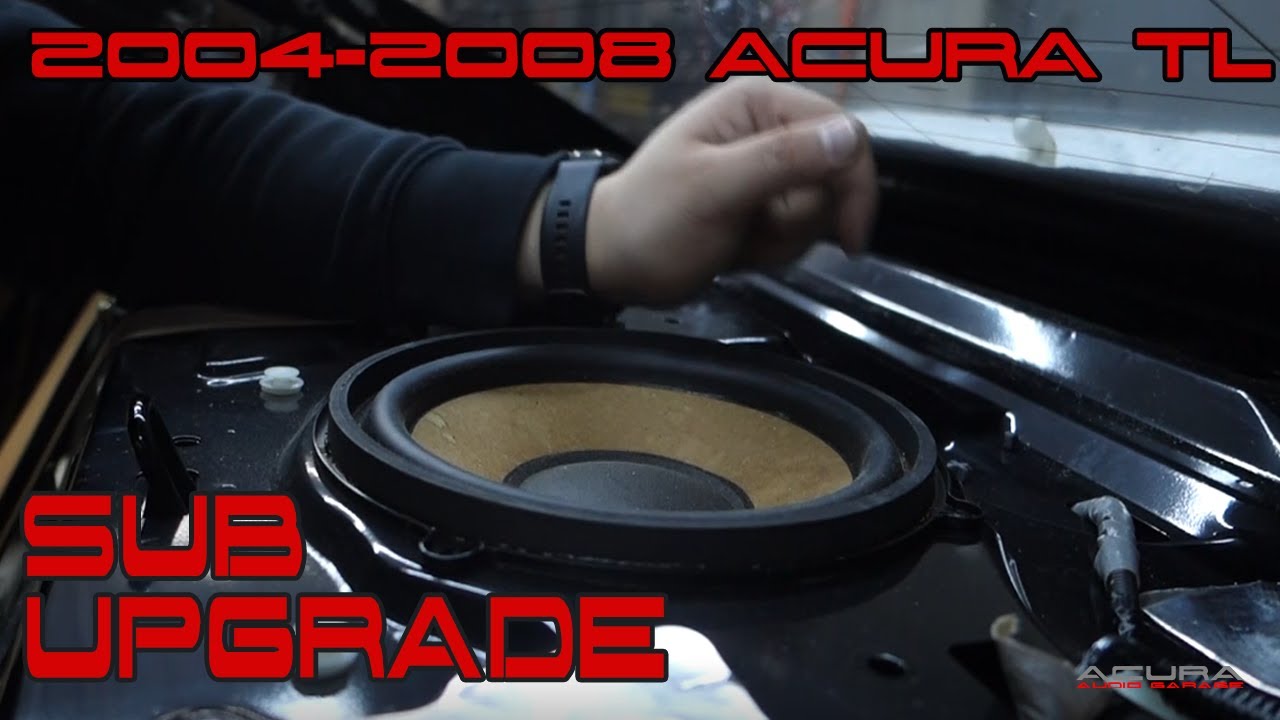 Upgrading the Factory Subwoofer in Your Acura | 3G Acura TL DIY Subwoofer Upgrade 2004 05 06 07 2008