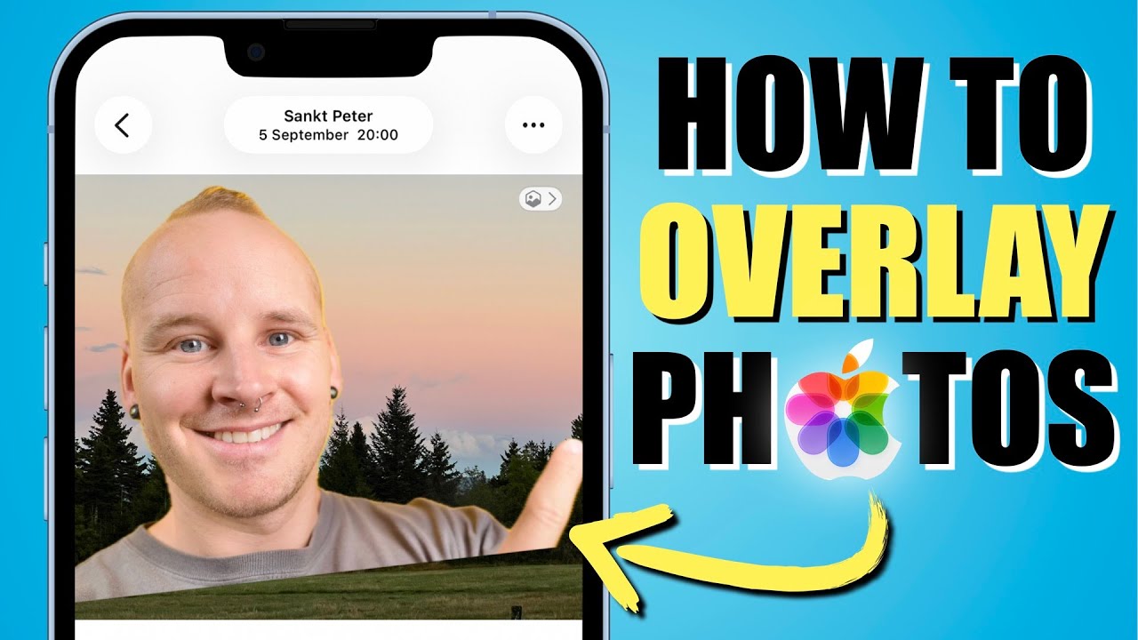 iPhone PHOTOS can do THIS   Overlay Photos with this Shortcut