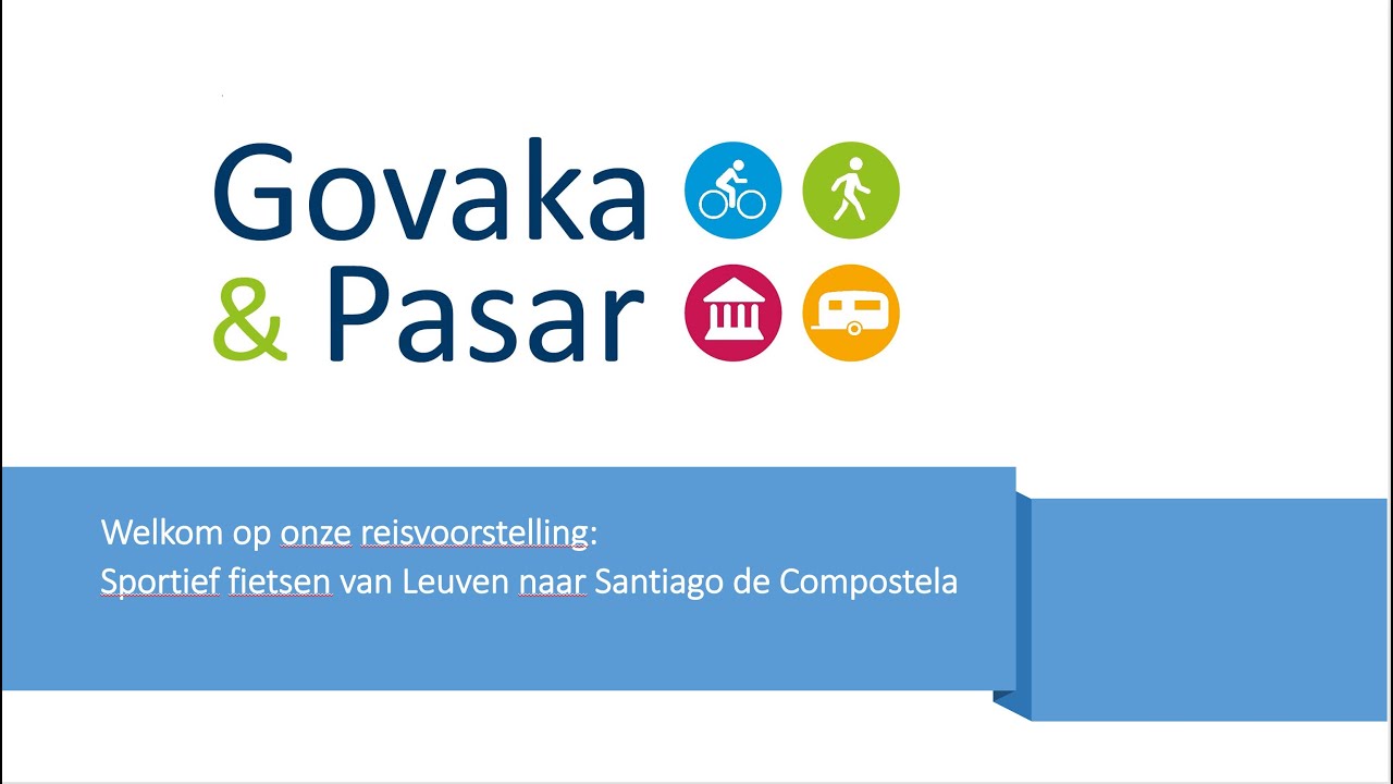 sportief fietsen van Leuven naar Santiago de Compostela in het najaar 2021
