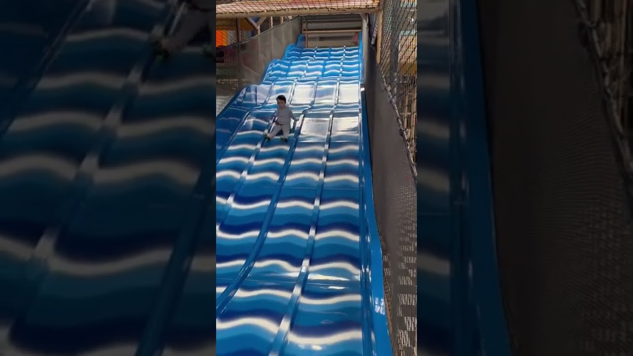 Playdium big slide #shorts