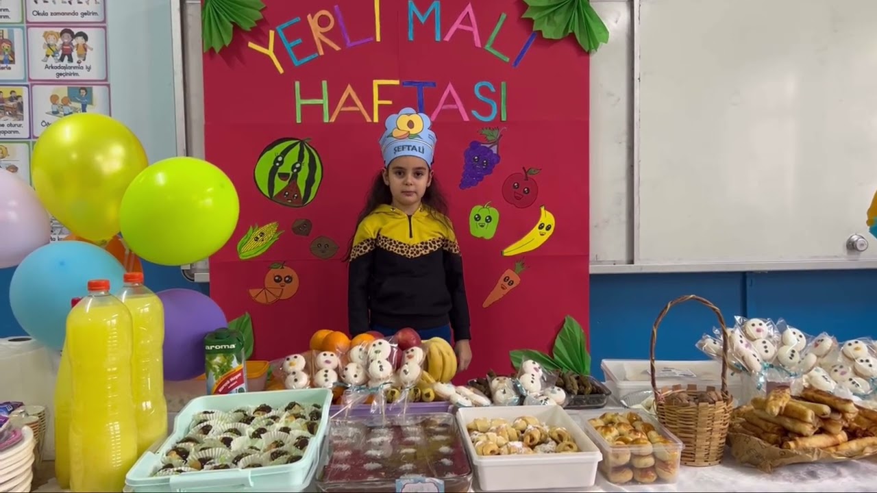 Demirtaş Gevher Sönmez İlkokulu 1-K Sınıfı Yerli Malı Haftası 2024