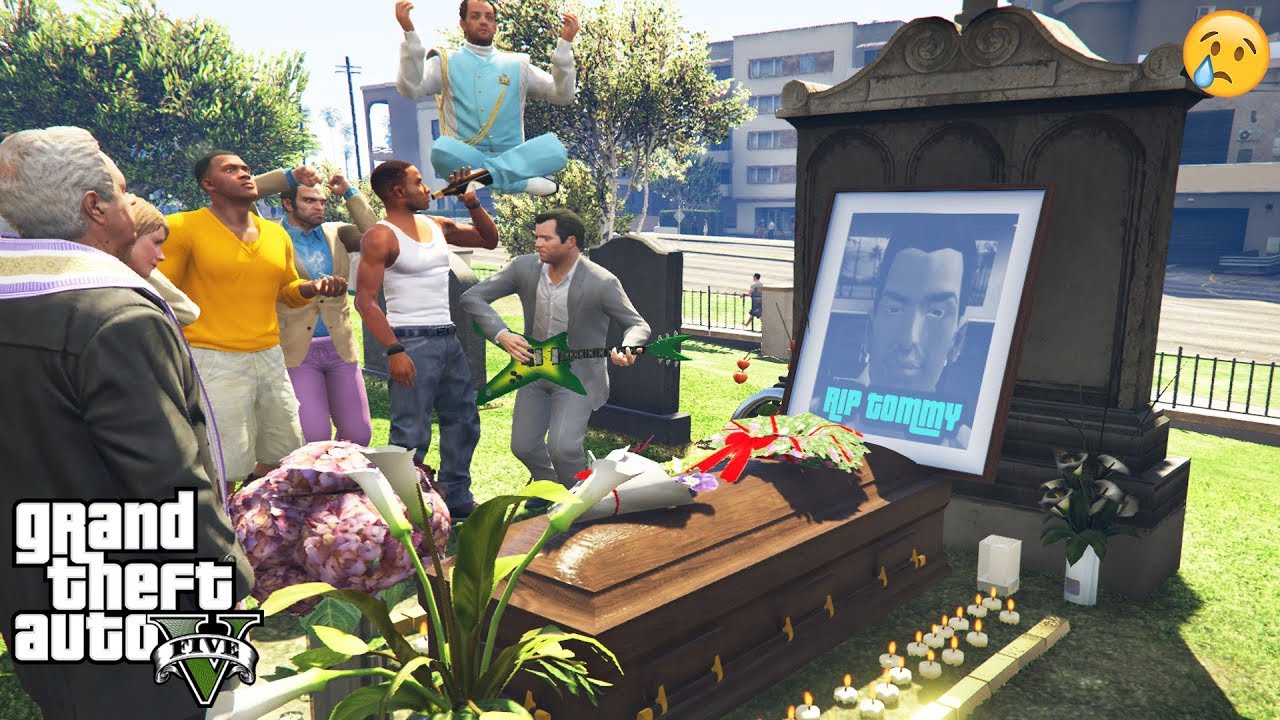 GTA 5 - I Attended TOMMY VERCETTI'S FUNERAL (secret event)