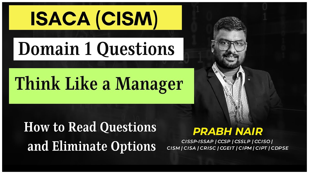 Expert CISM Domain 1 Practice Questions for 2023 That Will Ensure Your Exam Success