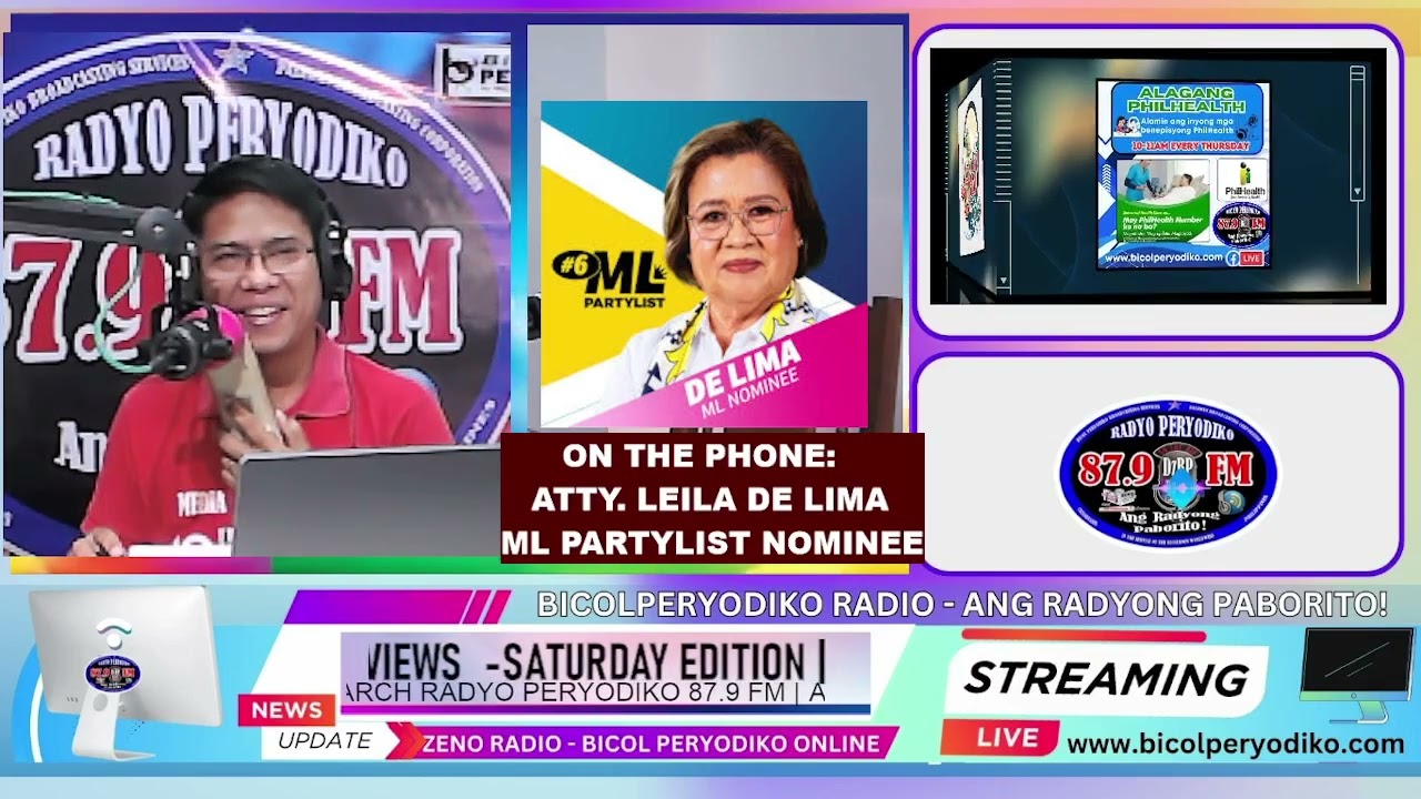 ML PARTYLIST NOMINEE LEILA DE LIMA