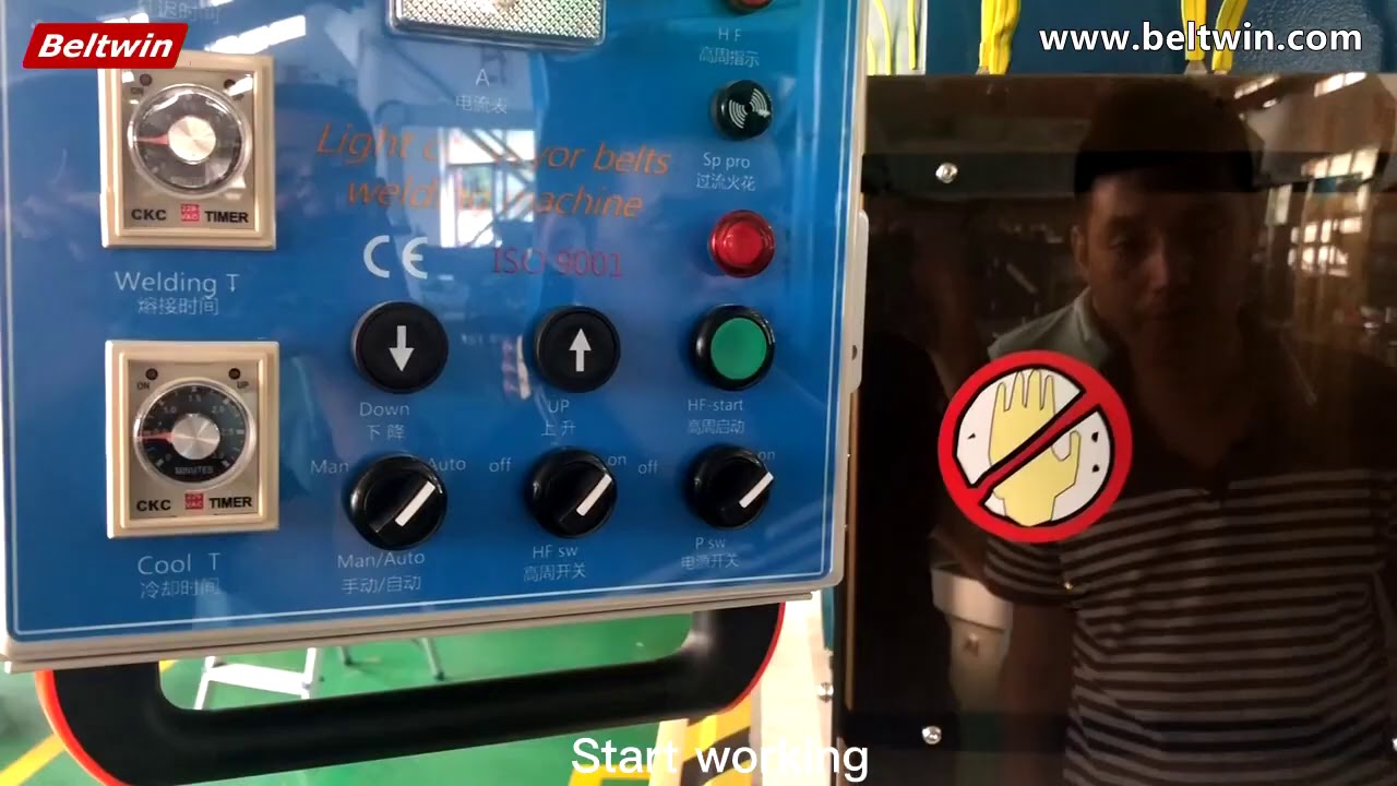 Beltwin High Frequency Welding Machine Operation