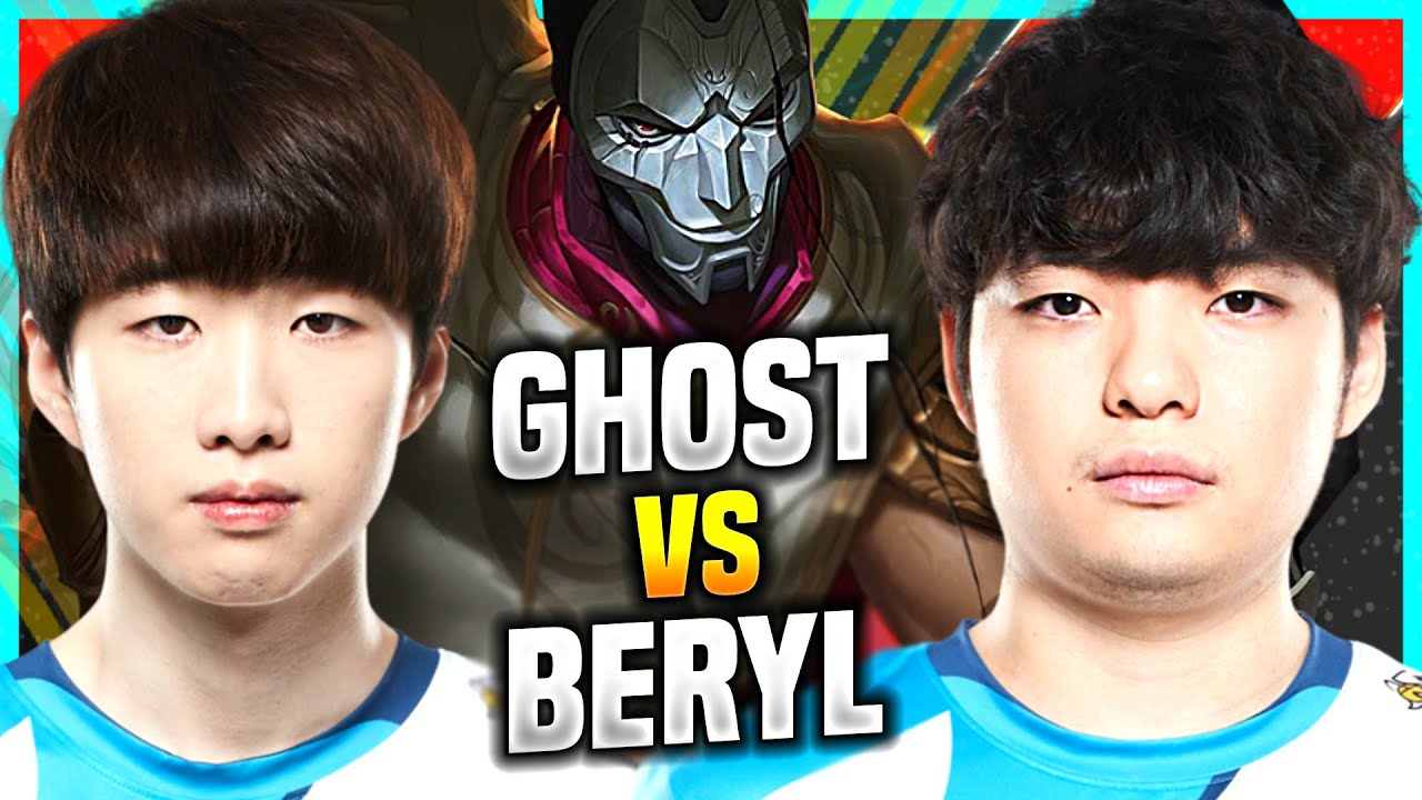 GHOST IS THE BEST JHIN IN KOREA! Ghost vs BeryL! - DWG Ghost Plays Jhin ADC vs Ezreal!