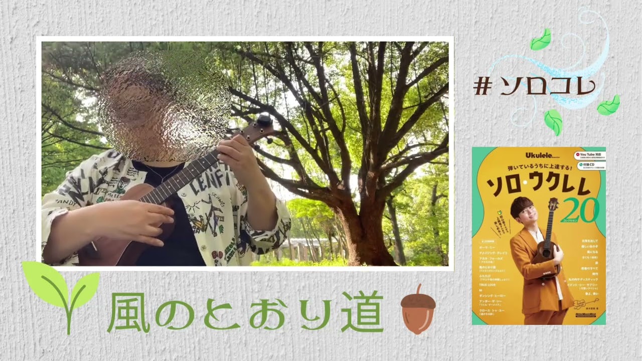 【風のとおり道】ウクレレソロ　#ソロコレ #鈴木智貴さんアレンジ