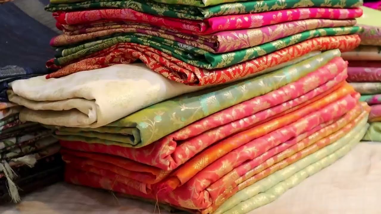 Banarasi Sarees From Banaras: Soft Silk Maslin Kora Bandhani Silk Pure Silk
