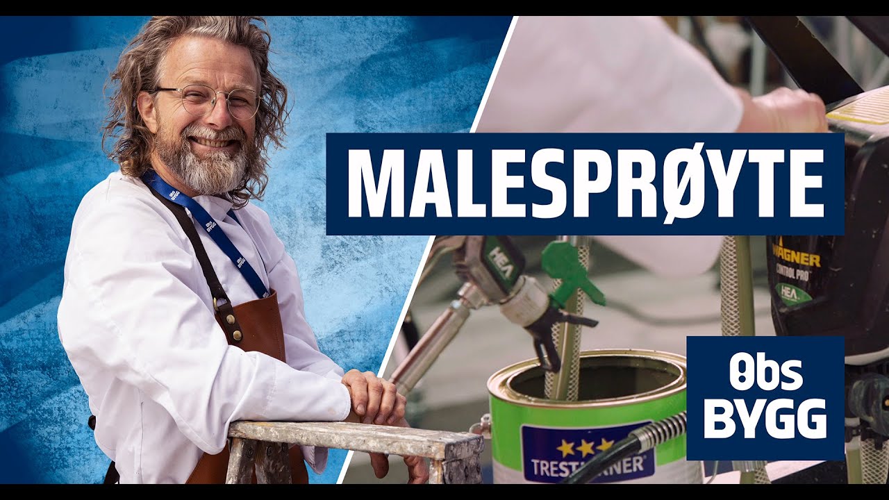 Obs BYGG og Einars beste tips til å bruke malesprøyte