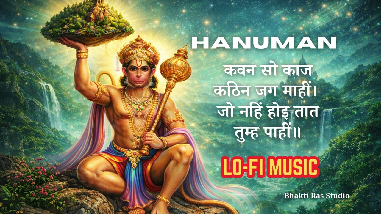 कवन सो काज कठिन जग माहीं | Hanuman Chaupai Lo-Fi Music | Calm Focus & Peace
