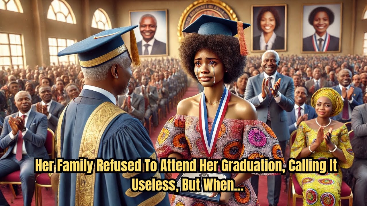 Her Family Refused To Attend Her Graduation, Calling It Useless, But When...#folklore #storytime