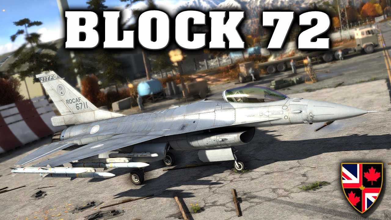 Najbardziej ZAAWANSOWANY F-16 trafił do Chin?! - F-16V War Thunder