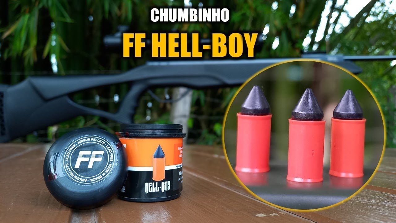 CHUMBINHO HELL BOY 5.5 FF FEITO DE TITANIUM 1.06G - SAG R1000
