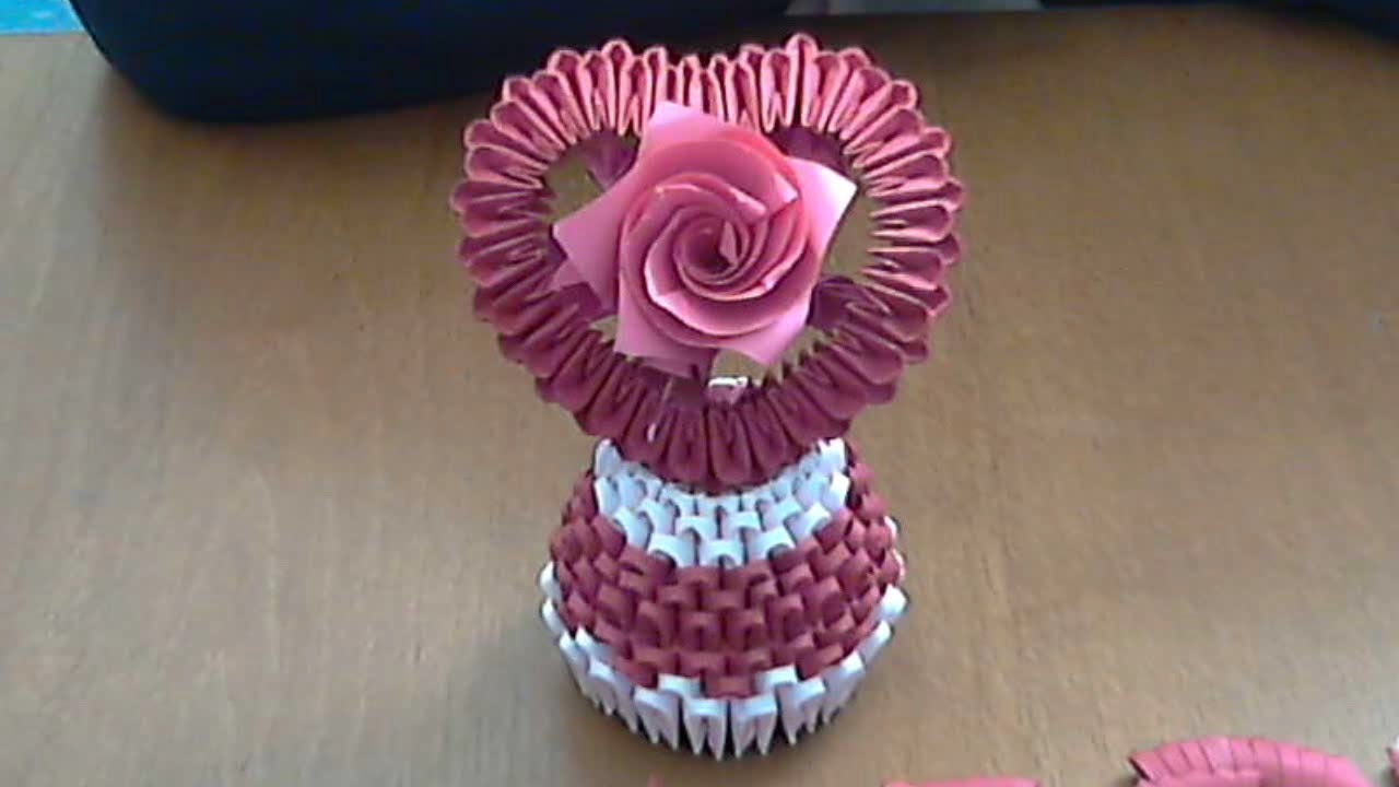 HOW TO MAKE A 3D ORIGAMI SMALL HEART