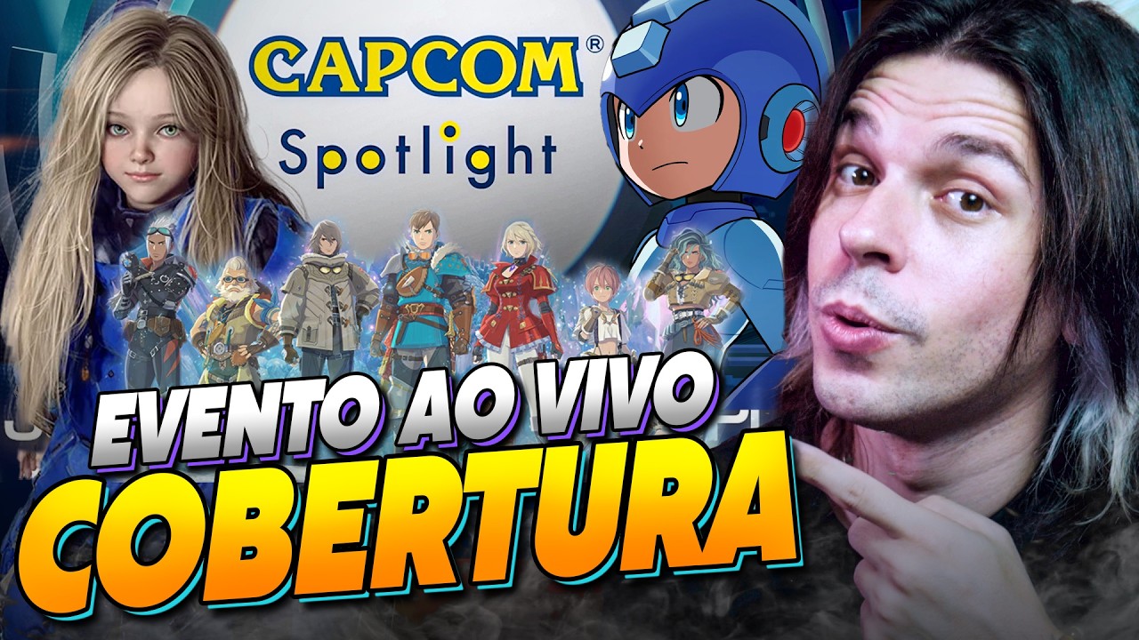 Cobertura do CAPCOM SPOTLIGHT + anúncio RPG da BANDAI ao vivo!!!
