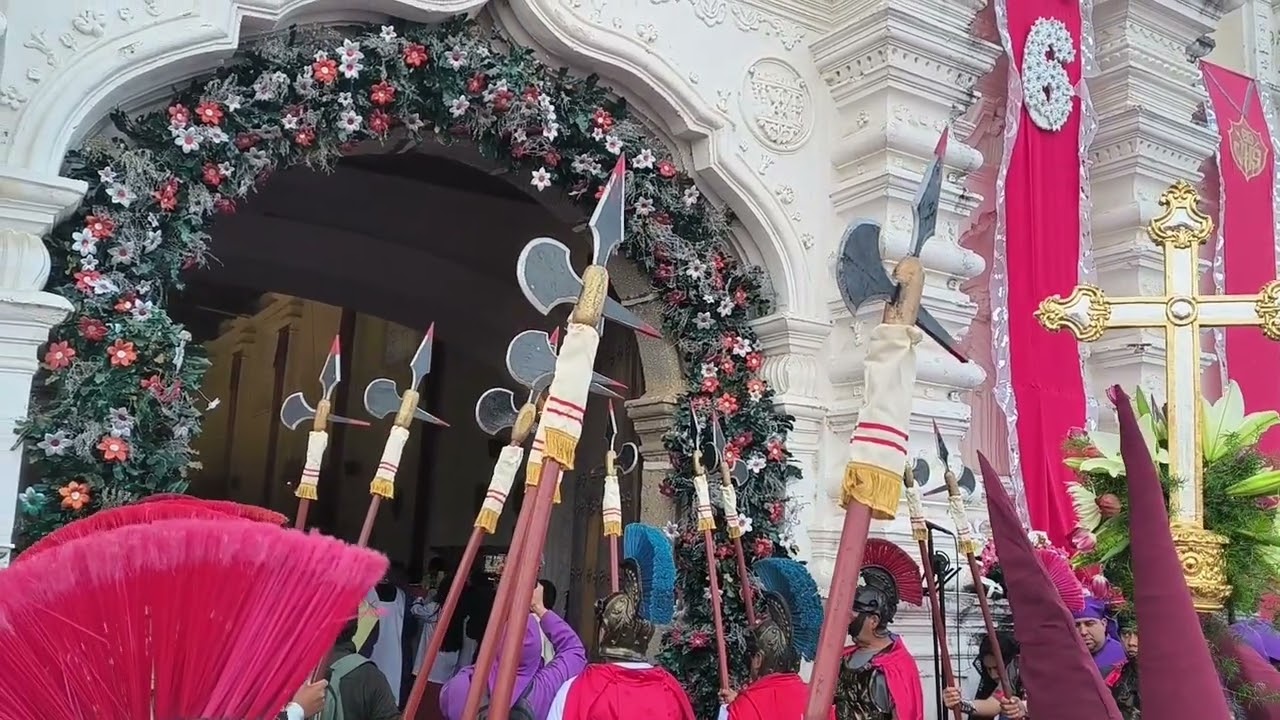 SALIDA de la consagra imagen de Jesús de la dulce mirada| aldea SANTA ANA| antigua Guatemala 2026 