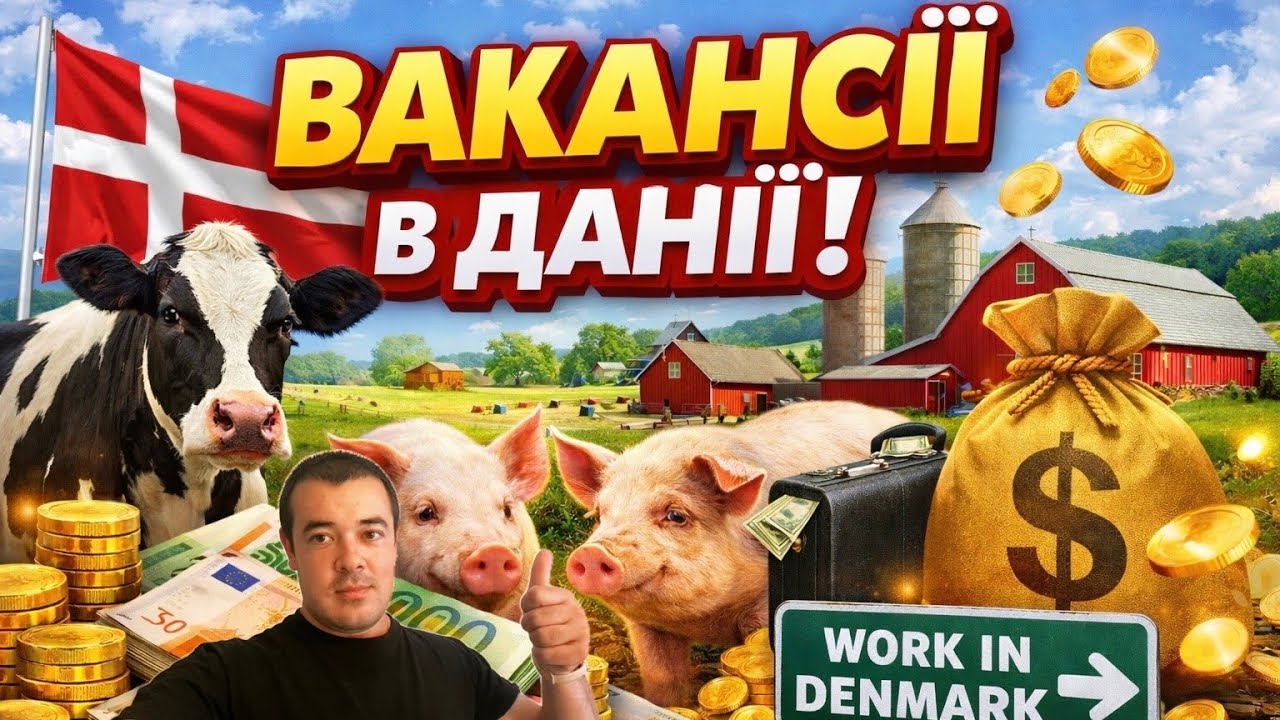 👉 ДИВЛЮСЯ ВАКАНСІЇ В ДАНІЇ 🇩🇰 КОРОВНИКИ ТА СВИНОФЕРМИ — СКІЛЬКИ ПЛАТЯТЬ?