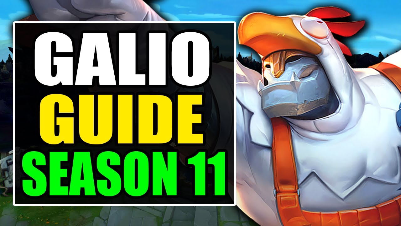 HOW TO PLAY GALIO MID SEASON 11 - (Best Build, Runes, Gameplay) - S11 Galio Guide & Analysis