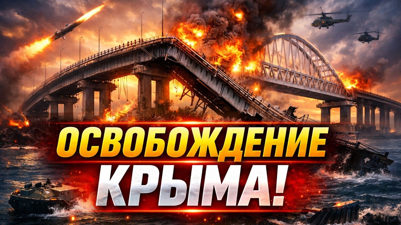 КРЫМ ОТРЕЗАЮТ ОТ МОСКВЫ! Началось освобождение: Керченский мост зашатался