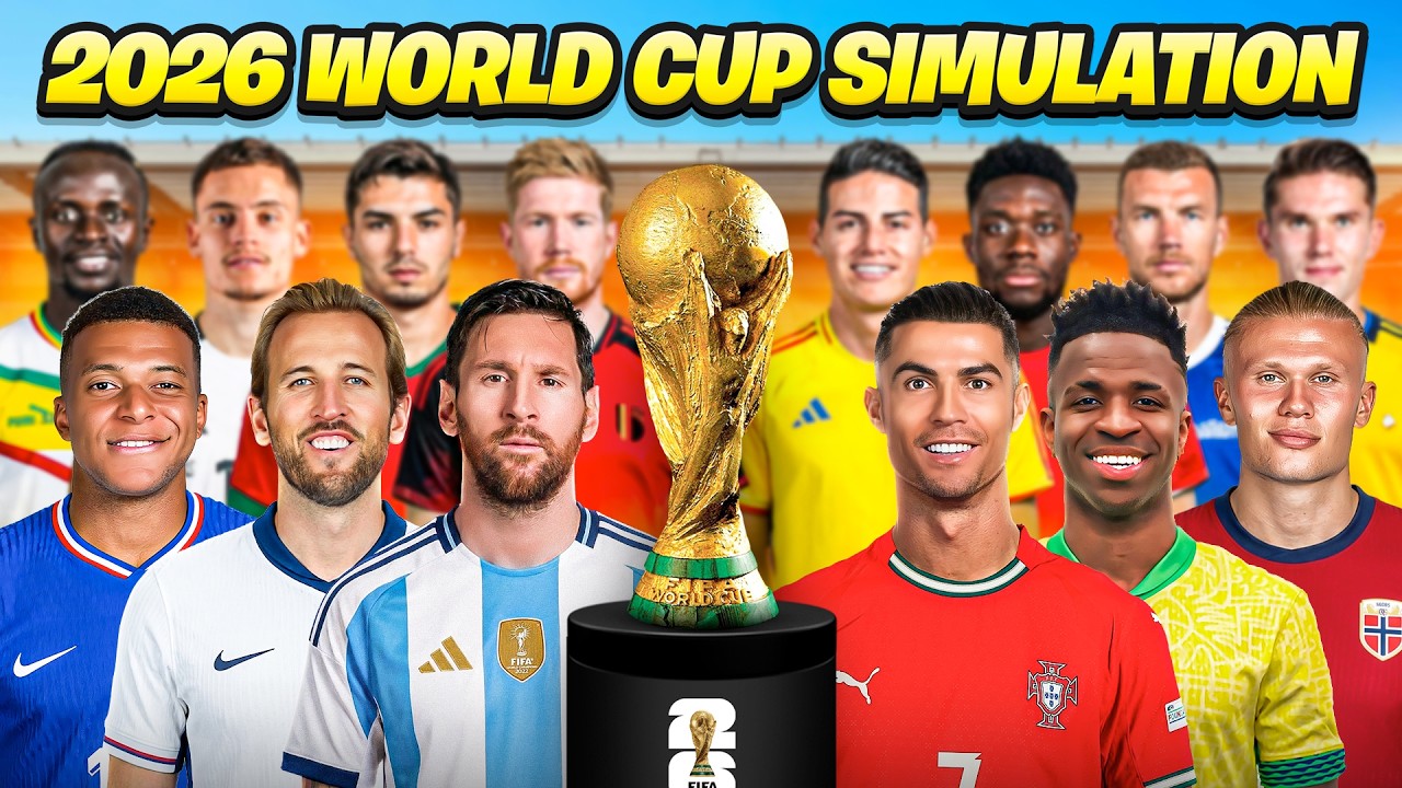 قمتُ بمحاكاة كأس العالم 2026! 🏆