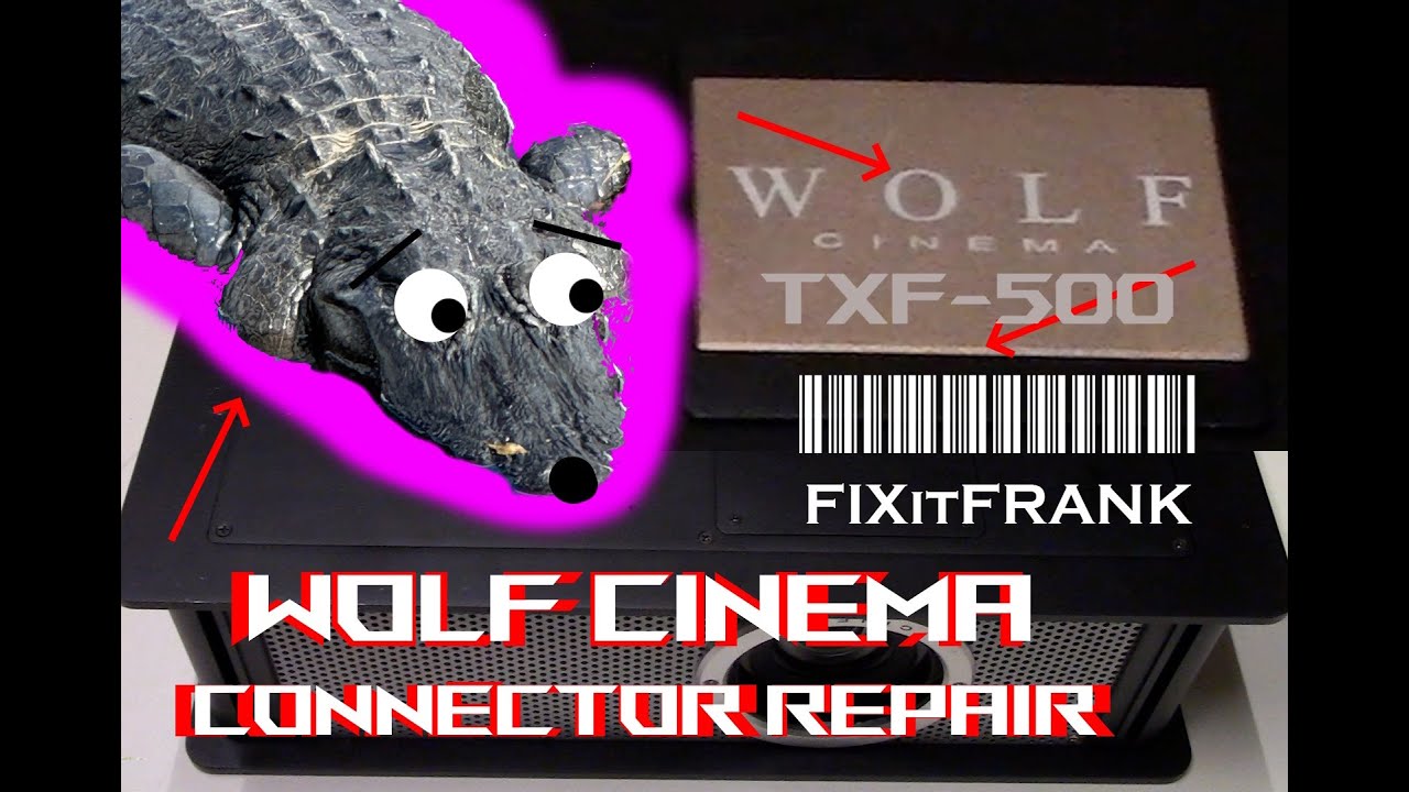 Wolf Cinema TXF-500 DLP Projector | Melted Lamp Connector Repair/Replacement