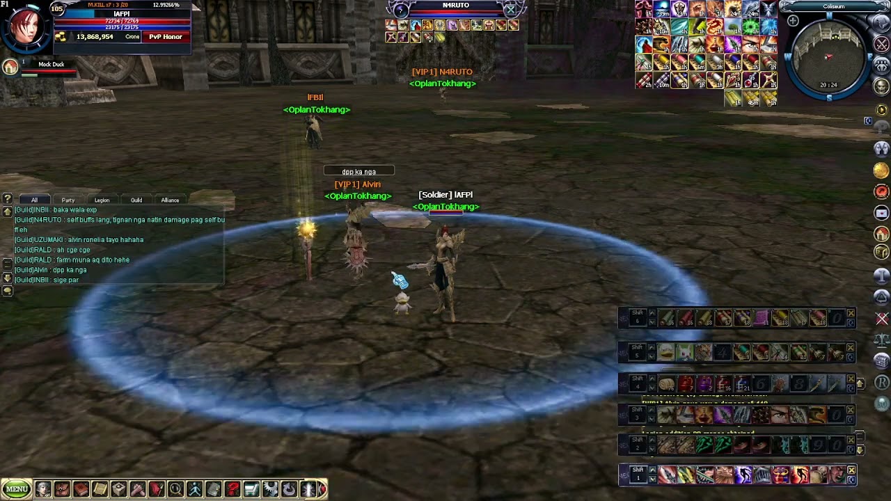 STR DHAN LVL 105 VS AGI PREDATOR LVL 110 PVP NEO ROHAN V5
