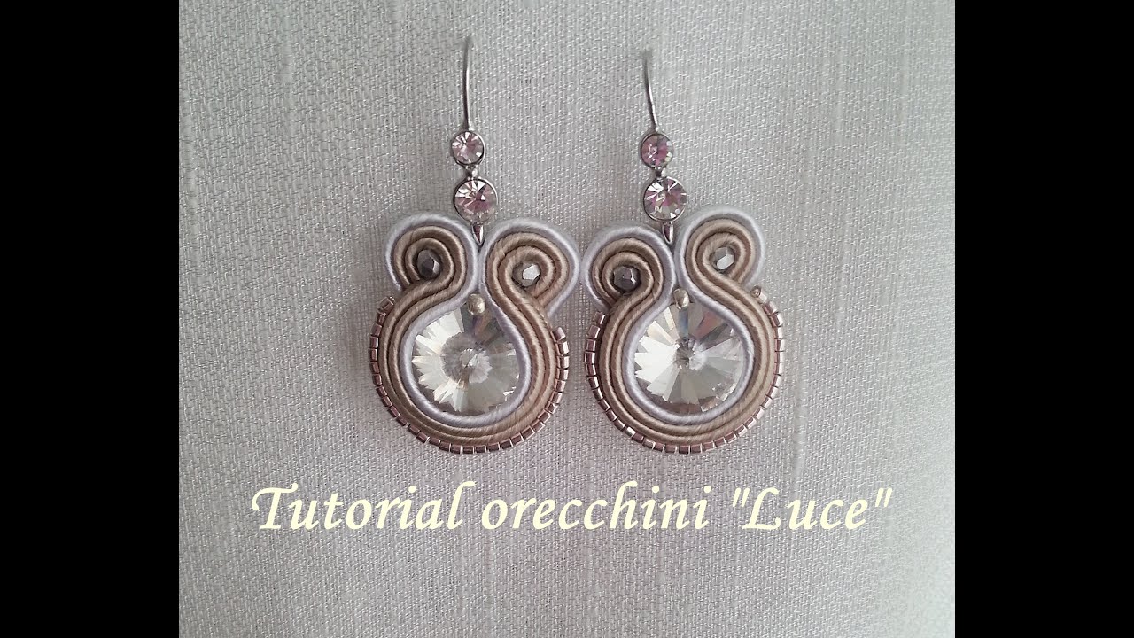 TUTORIAL SOUTACHE orecchini 