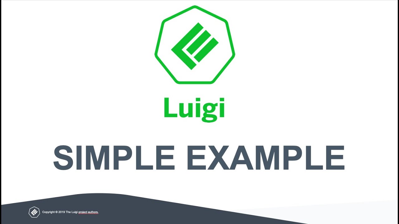Luigi Project - Simple Example
