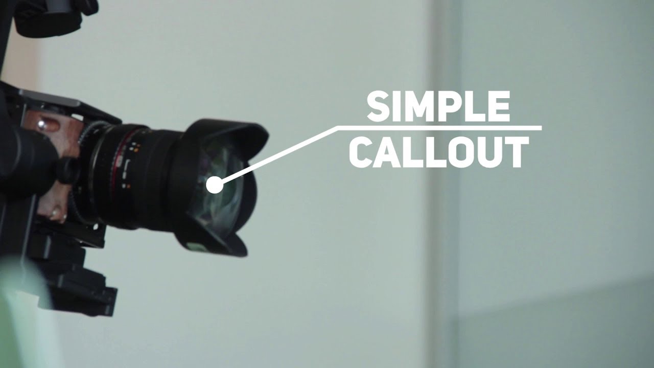 Create A Simple Callout and Track it in Hitfilm Express