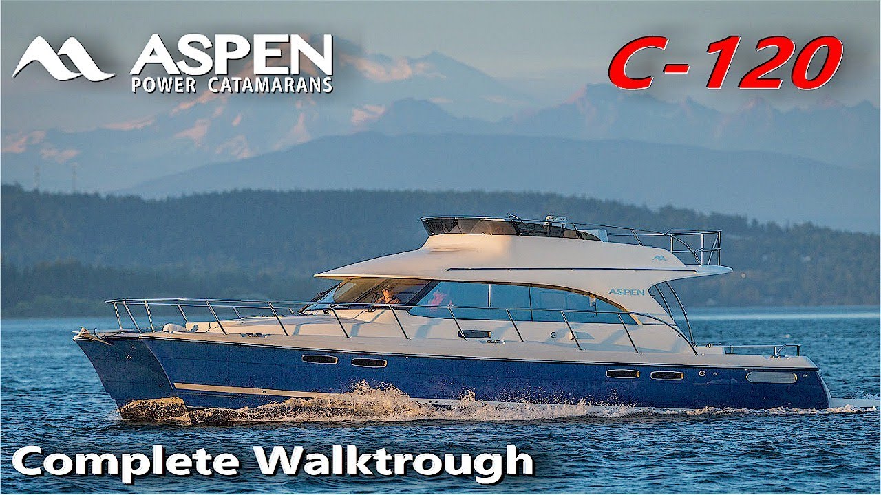 UNLEASH the C120 Power Cat! Experience Aspen Catamarans