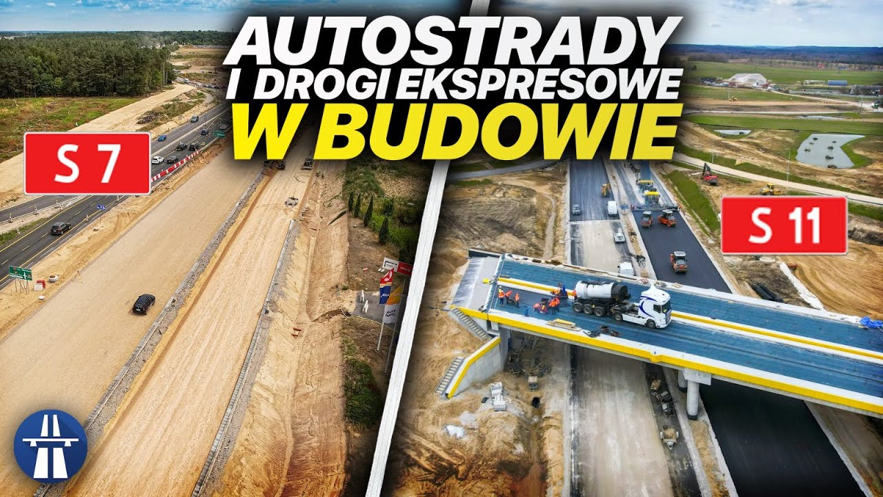 Gdzie obecnie budowane są Autostrady, drogi ekspresowe i krajowe w Polsce