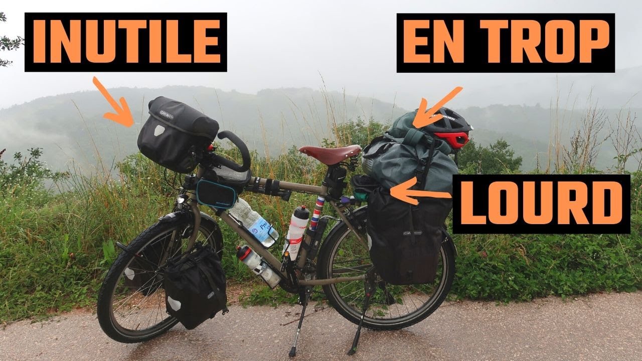 PREPARER SON VOYAGE A VELO - QUE PRENDRE EN VOYAGE A VELO / CYCLOTOURISME #6