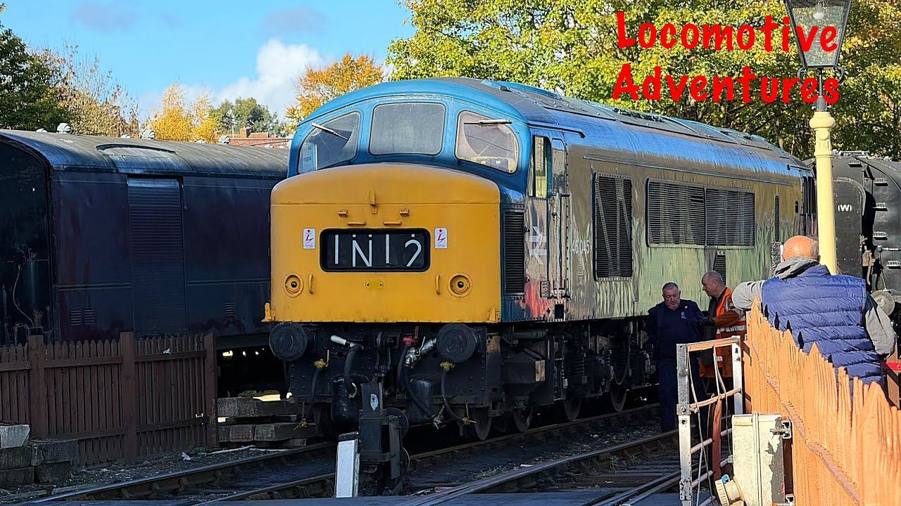Class 46 045. Ride Along And Thrash. SVR.  2/11/25  (4K) (HDR)