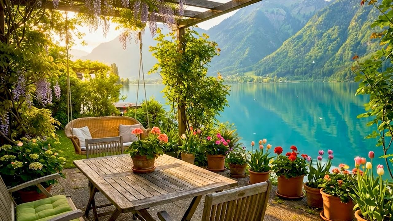 Spring by the Stream - Relaxing Flowing Water & Birds for Tranquility