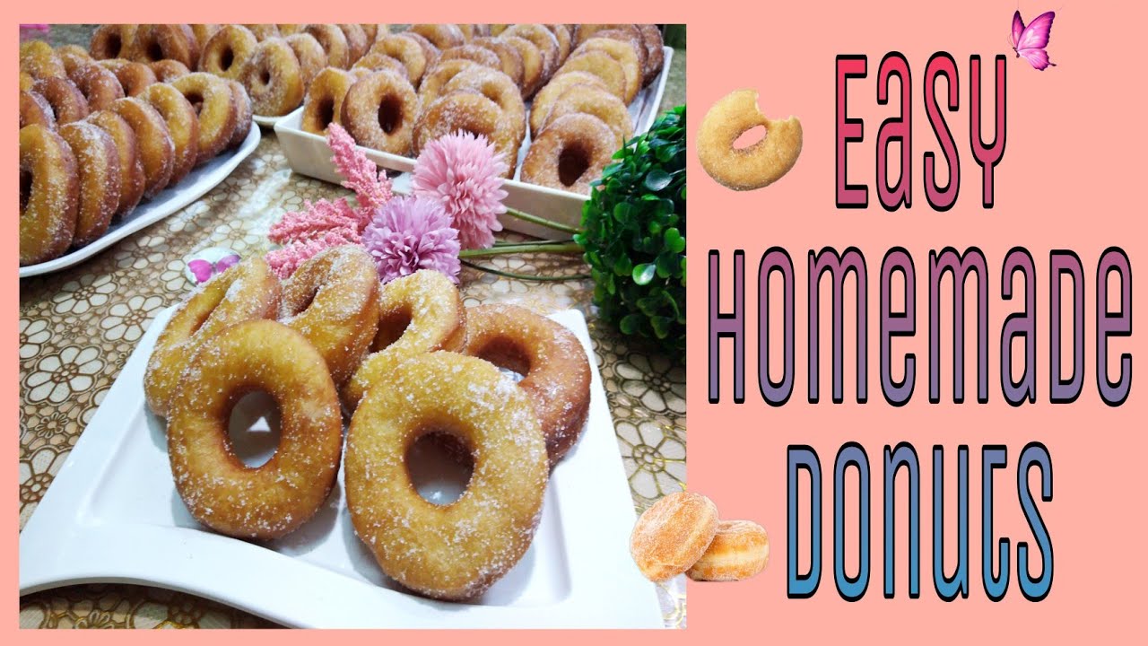 EASY HOMEMADE DONUTS / EASY DONUT RECIPE /TEACHER J KITCHEN