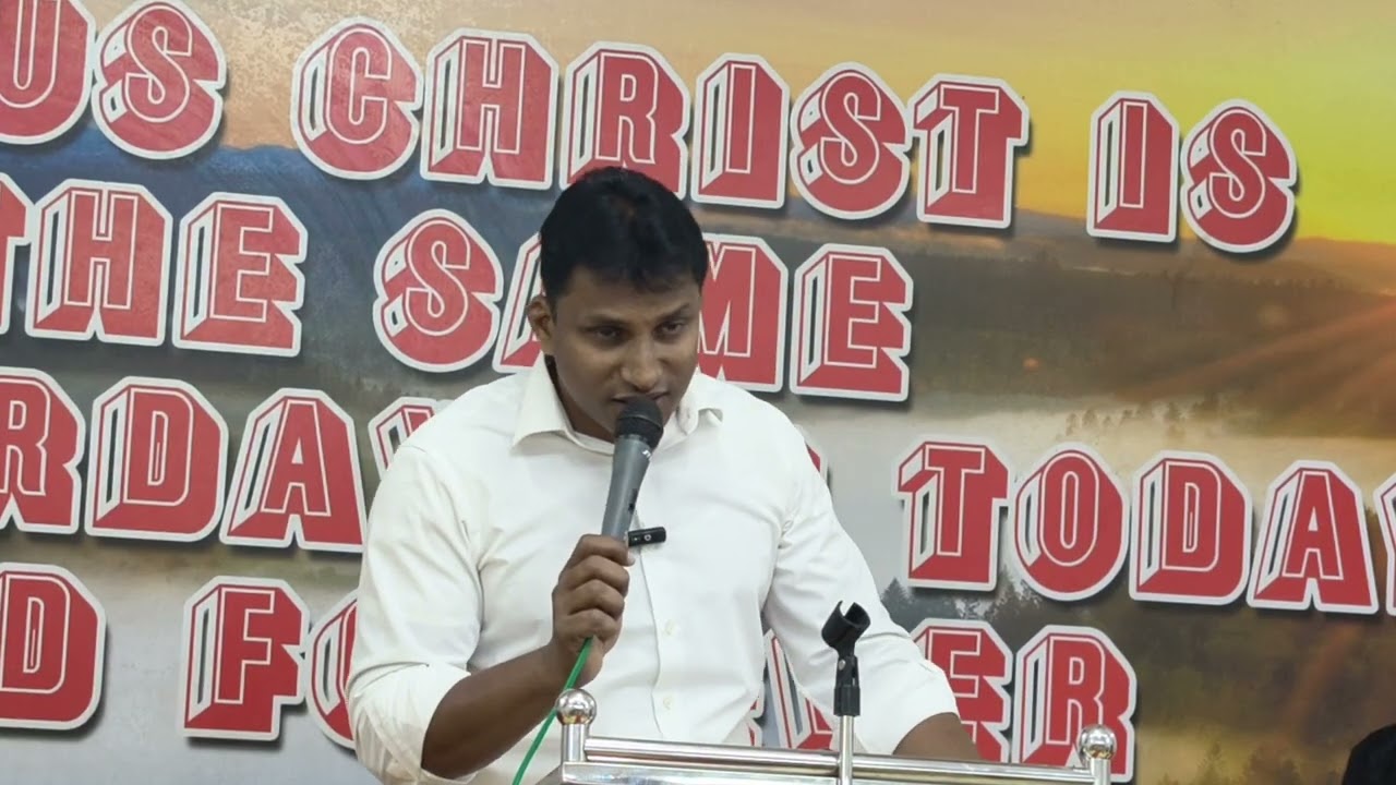 Sunday Service Message by Pr. Anil C Joseph 