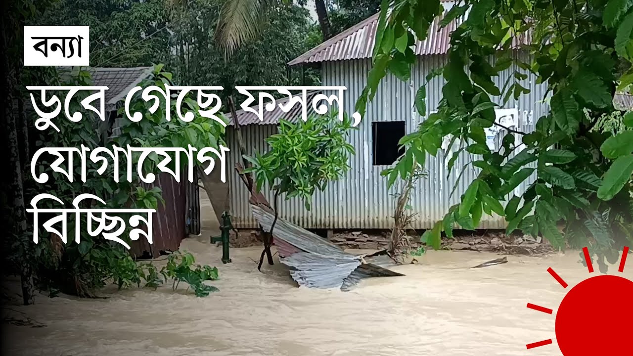 পানির নিচে ময়মনসিংহের ধোবাউড়ার মানুষ | Flood in Mymensingh