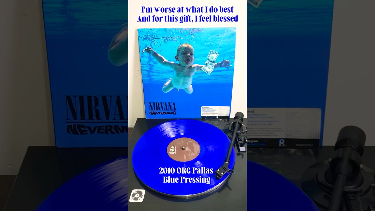 (BLUE) Nirvana - Smells Like Teen Spirit (1991; 2010 ORG Pallas Audiophile Reissue) | Vinyl Preview